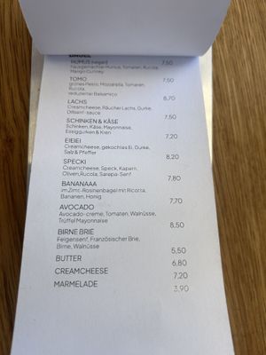 menu  at TUTTO BERNY in Oberoesterreich