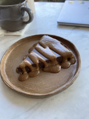 Toffee tart  at Bi Nevi Deli in Istanbul