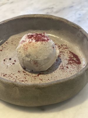 Not vanilla ice cream ☹️  at Bi Nevi Deli in Istanbul