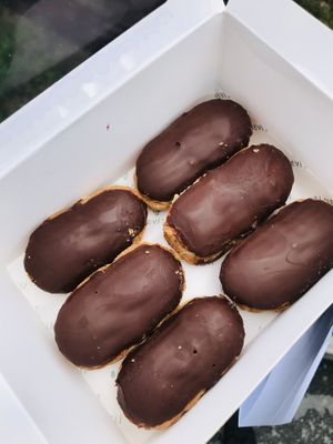 vegan eclairs  at Bi Nevi Deli in Istanbul