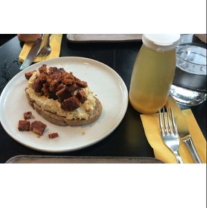 hummus  at Bi Nevi Deli in Istanbul