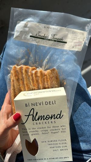 Tempeh  at Bi Nevi Deli in Istanbul