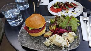 Betroot Burger   at Bi Nevi Deli in Istanbul
