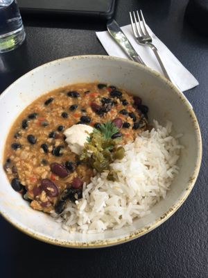 Chilli Sin Carne  at Bi Nevi Deli in Istanbul