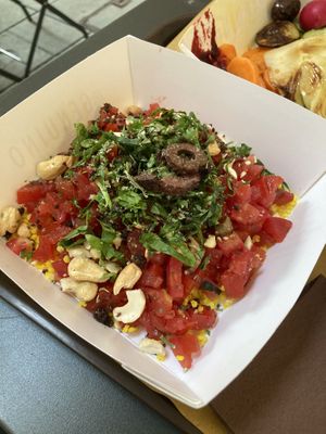 vegan millet at Genuino in Trieste