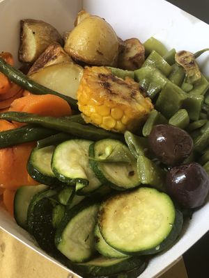 Mixed vegetables  at Genuino in Trieste