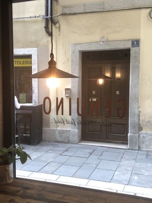 Window  at Genuino in Trieste