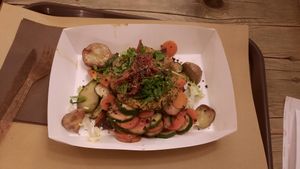 Vegan option at Genuino in Trieste