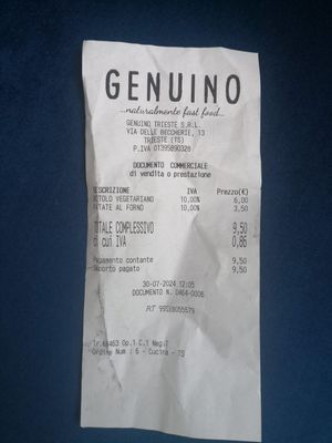  at Genuino in Trieste