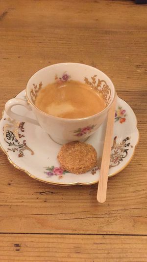 Cappuccino with soy at Genuino in Trieste