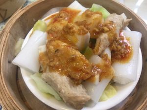Rice roll with veg pork at Jane Bean Juice - Wanchai in Hong Kong Island