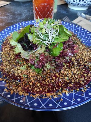 Rote Bete Carpaccio at Kaffeehaus Wittekind in Sachsen-anhalt