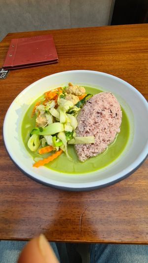 Thai green curry at King CookDaily in London