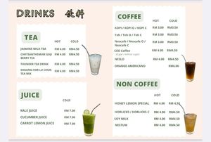 Drinks at Baby Vege - Heritage Plaza in Kota Kinabalu