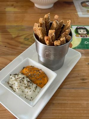 Tempeh fries at Baby Vege - Heritage Plaza in Kota Kinabalu