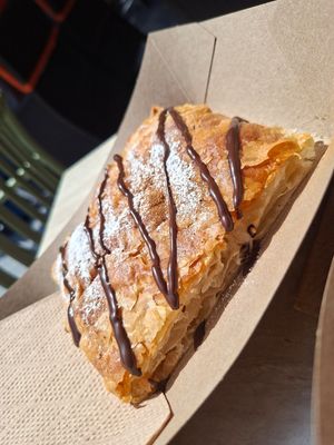 Bougatsa at Crumberry Plant-based Cafe in Rodos