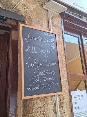 . at Crumberry Plant-based Cafe in Rodos
