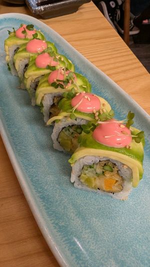 Vegan Maki Roll at Umi in Edinburgh