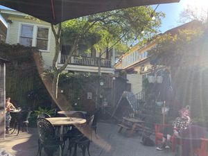 The garden  at Foxy Loxy in Savannah