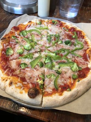 Vegan cheese (Daiya) at Your Pie in Savannah