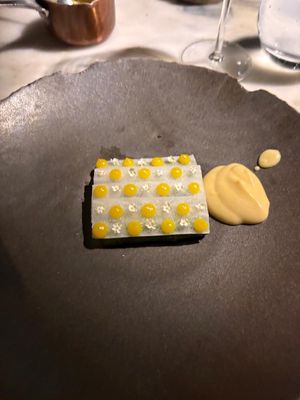 Asparagus and daikon at Boubou's in Lisbon
