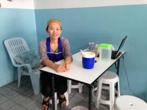 Annie at Srifaa's in Chiang Mai