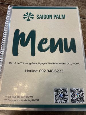 Lots of options for everyonee  at Saigon Palm House in Ho Chi Minh