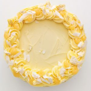 Banana Pineapple Passionfruit Layer Cake  at Ruby's of London in South East London