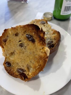 Seasonal hot cross buns  at Ruby's of London in South East London