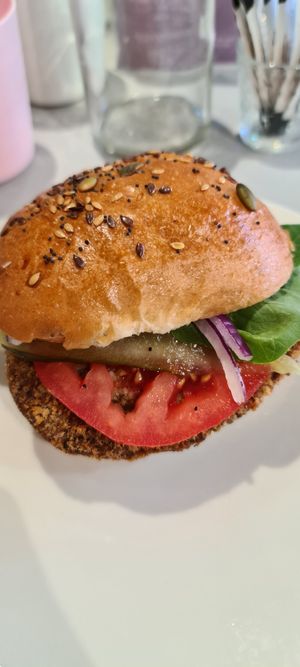 Cauliflower burger at Ruby's of London in South East London
