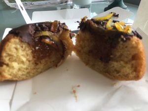 Chocolate orange bundt cake at Ruby's of London in South East London