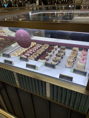 Vegan selection   at Ruby's of London in South East London