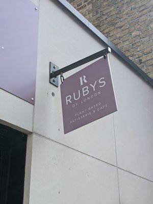 outside at Ruby's of London in South East London