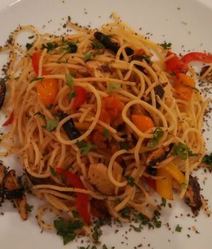 Aglio Olio at HotCakes in Central Singapore