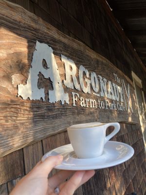 Macchiato  at The Argonaut  Farm to Fork Cafe in Coloma
