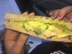 Vegan grilled cheese at The Argonaut  Farm to Fork Cafe in Coloma