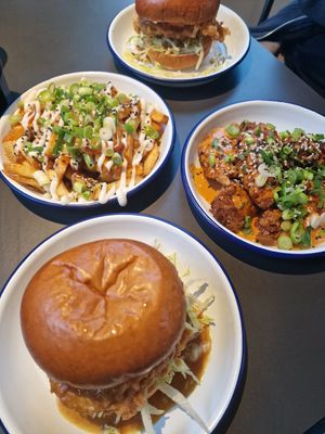Vegan godzilla at Oishii Street Kitchen in Norwich
