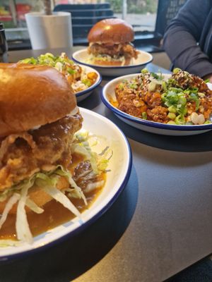 Vegan godzilla at Oishii Street Kitchen in Norwich