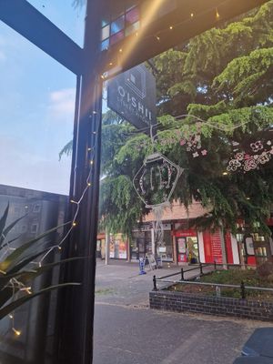 From inside at Oishii Street Kitchen in Norwich