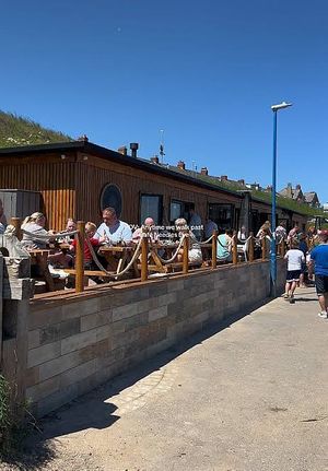 The Terrace  at Cafe Needles Eye in Newbiggin-by-the-sea