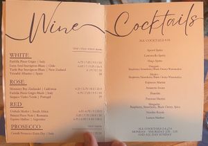 Drinks Menu - Page 2  at Cafe Needles Eye in Newbiggin-by-the-sea