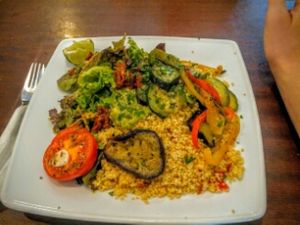 Couscous salad at Phoenix Coffee in Bruchsal