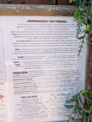 Menú at Project Social Ibiza  in Ibiza