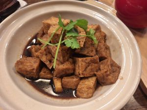 Braised tofu at MadamYen in Auckland