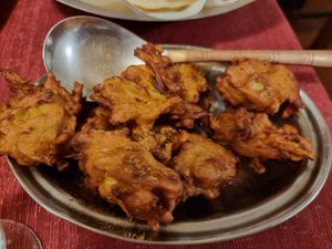 Onion bhaji at Sitar in Rome