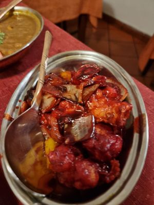 Cauliflower dish at Sitar in Rome