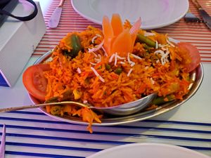 I think this was the veggie biryani? It was great! at Tamarind in Lisbon
