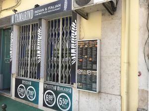 Outside  at Tamarind in Lisbon