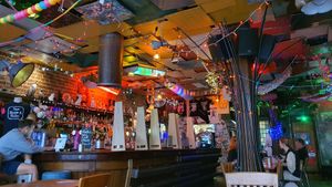 The bar at Beelzebab in Brighton