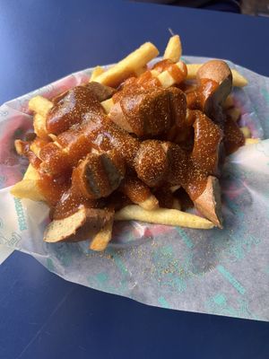 currywurst   at Beelzebab in Brighton